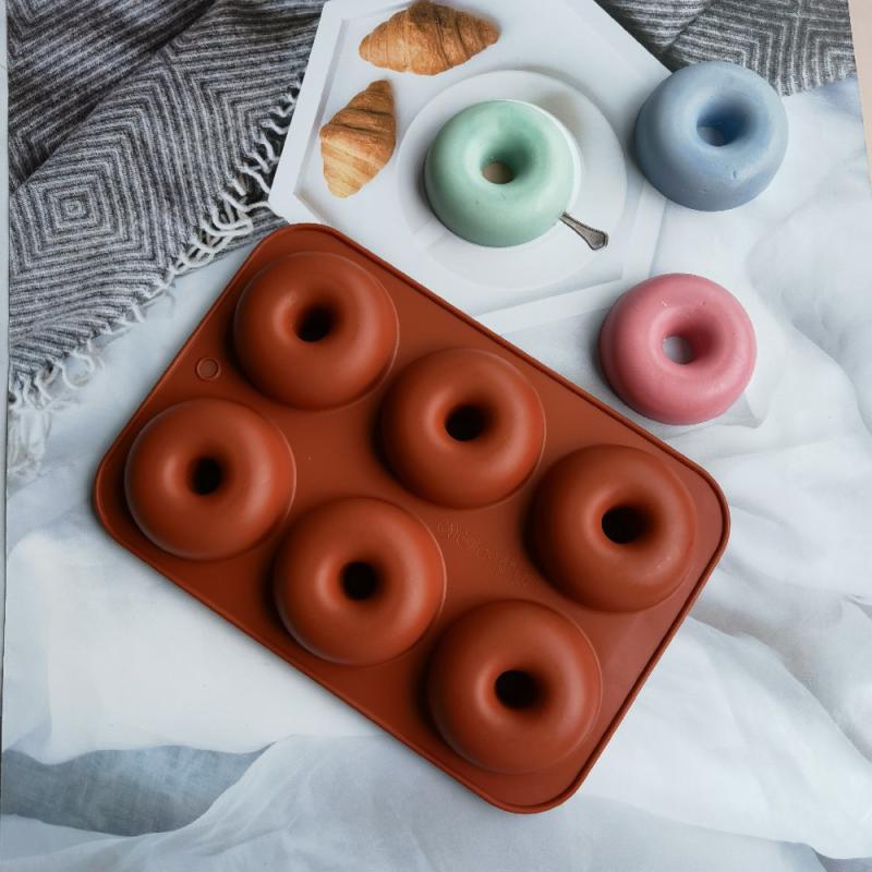 New#6 Holes Silicone Donut Mol - Donut Mold Silicone ulasan dan harga
