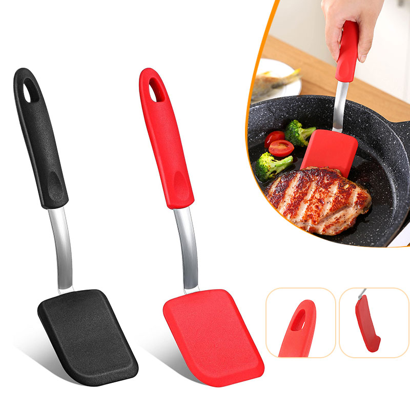 Silicone Cookie Spatula Turner - Okonomiyaki Spatula ulasan dan harga