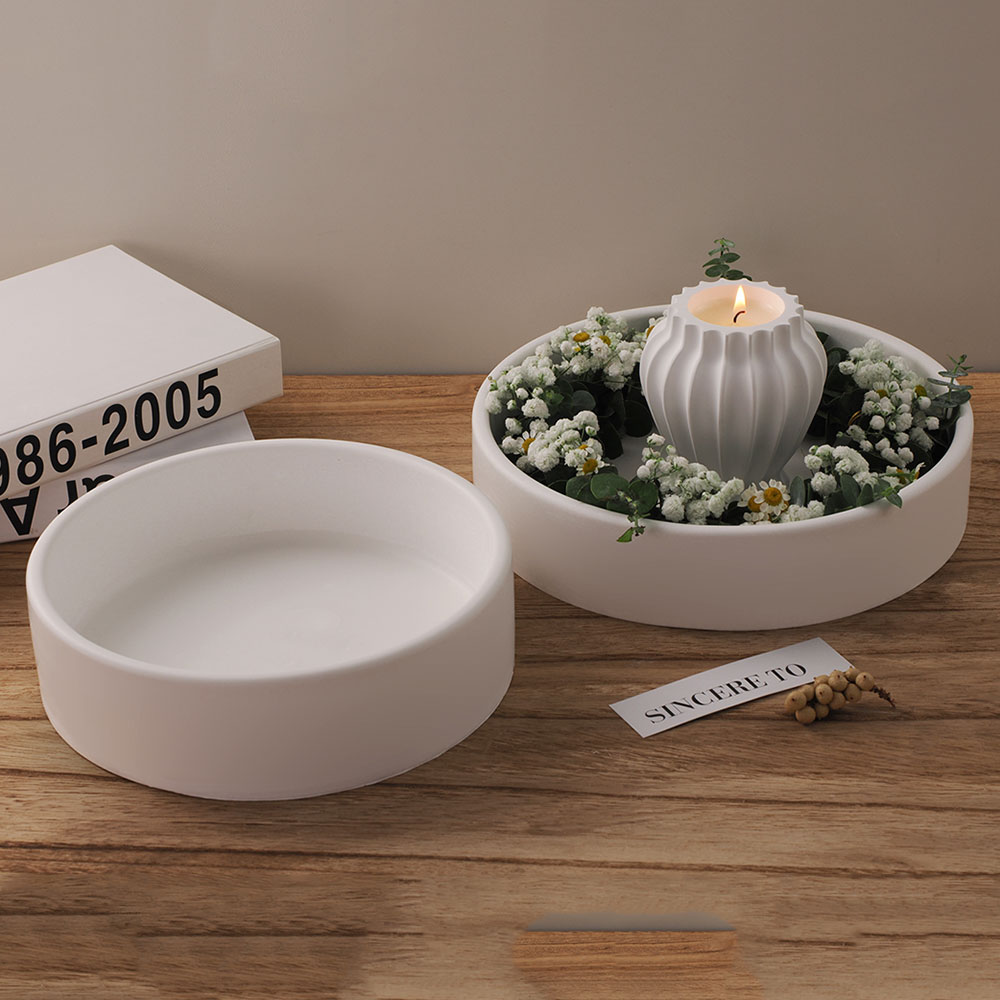 Large Capacity Cement Candle B - Potsticker Mold ulasan dan harga