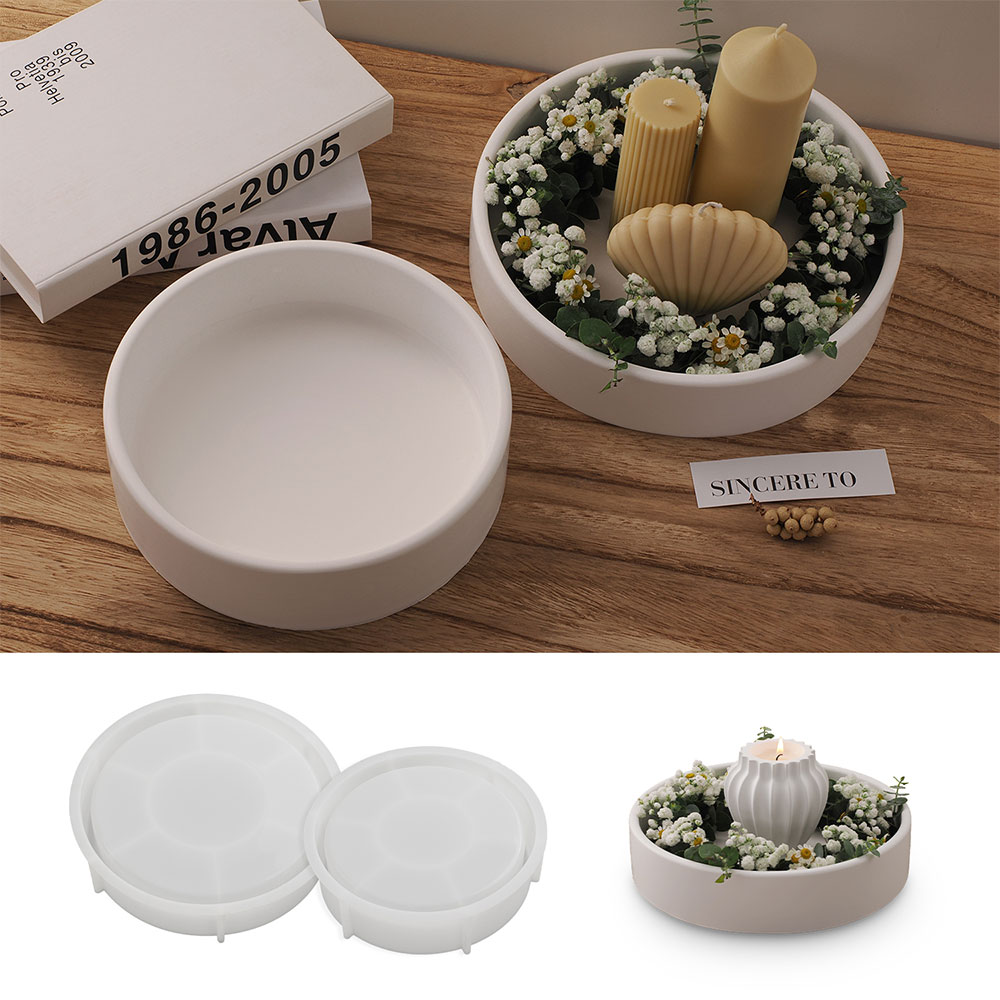 Large Capacity Cement Candle B - Potsticker Mold ulasan dan harga