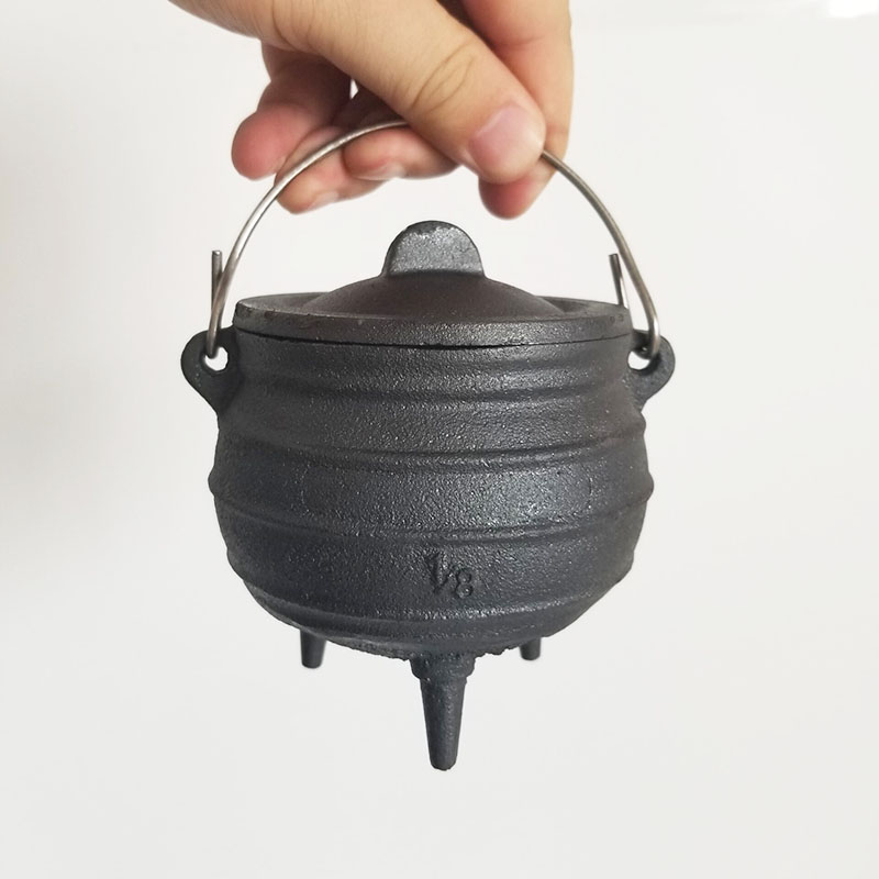 Medium 1/8# Cast Iron Cauldron - Cast Iron Corn ulasan dan harga