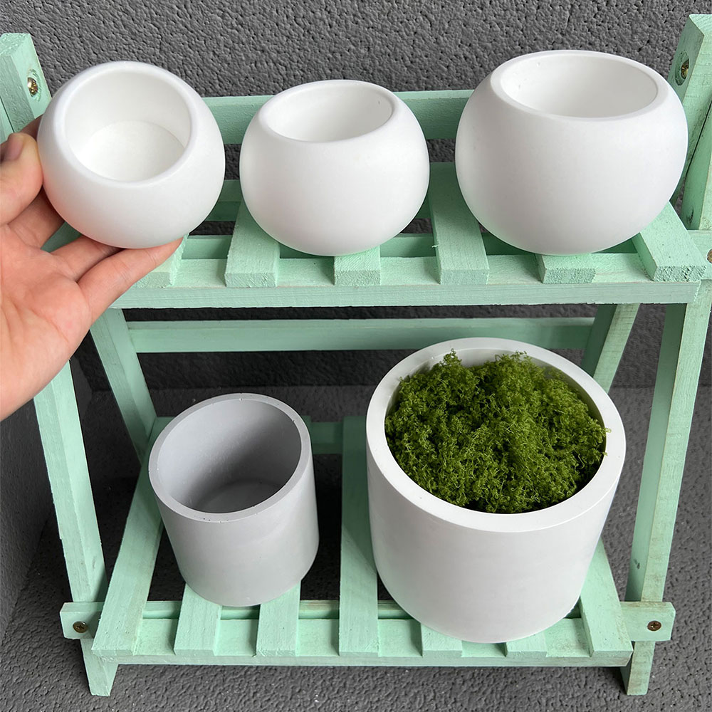 Spherical Plant Pot Concrete S - Potsticker Mold ulasan dan harga