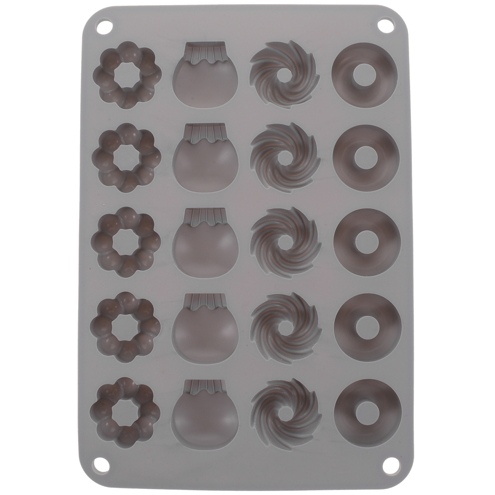 Mini Chocolate Donut Mold Sili - Donut Mold Silicone ulasan dan harga